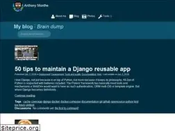Sites similar to anthony-monthe.me