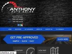 Sites similar to anthonyautosales.com