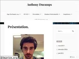Sites similar to anthonyducamps.wordpress.com