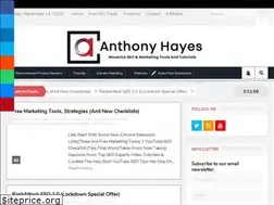 Sites similar to anthonyhayes.online