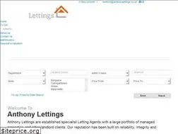 Sites similar to anthonylettings.co.uk