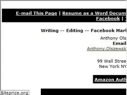 Sites similar to anthonyolszewski.com
