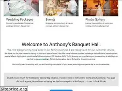 Sites similar to anthonysbanquethall.com