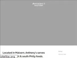Sites similar to anthonysitalianrestaurant.com