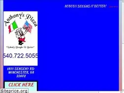 Sites similar to anthonyspizza.menu