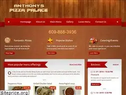 Sites similar to anthonyspizzapalace.com