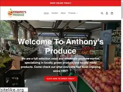 Sites similar to anthonysproduce.com