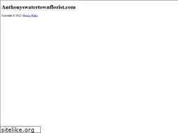 Sites similar to anthonyswatertownflorist.com