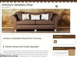 Sites similar to anthonyupholsteryshop.com