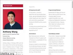 Sites similar to anthonywang.de