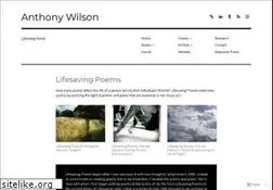 Sites similar to anthonywilsonpoetry.com