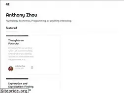 Sites similar to anthonyzhou.me