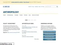 Sites similar to anthro.ucsc.edu