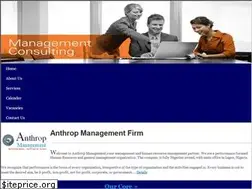 Sites similar to anthropmanagement.com