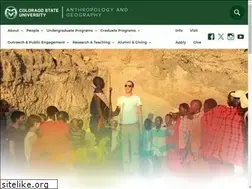 Sites similar to anthropology.colostate.edu