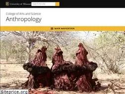 Sites similar to anthropology.missouri.edu