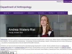 Sites similar to anthropology.uwo.ca
