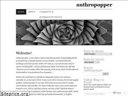 Sites similar to anthropopper.wordpress.com