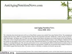 Sites similar to antiagingnutritionnews.com