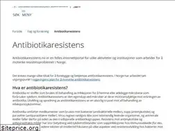 Sites similar to antibiotikaresistens.no