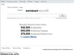 Sites similar to antibodyreview.com