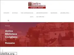 Sites similar to anticabibliotecacoriglianorossano.it