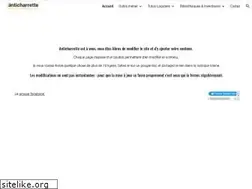 Sites similar to anticharrette.com