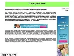 Sites similar to anticipate.com