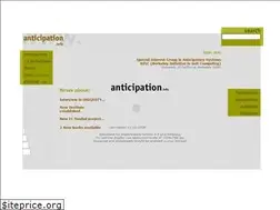 Sites similar to anticipation.info