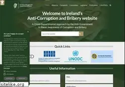 Sites similar to anticorruption.ie