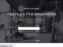 Sites similar to antiguacasacrespo.com