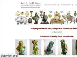 Sites similar to antikboltpecs.hu