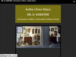 Sites similar to antikeuhren-koester.de