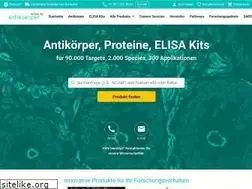 Sites similar to antikoerper-online.de