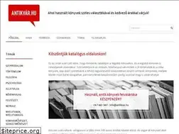 Sites similar to antikvar.hu