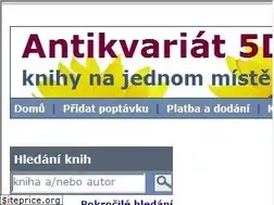Sites similar to antikvariat-5d.cz