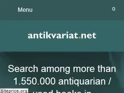Sites similar to antikvariat.net