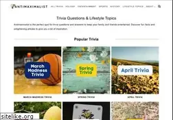 Sites similar to antimaximalist.com