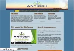 Sites similar to antiochbaptistchurch.us