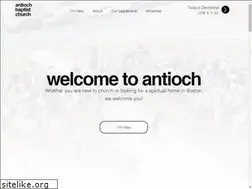 Sites similar to antiochboston.org