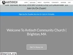 Sites similar to antiochchurchbrighton.org