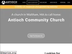 Sites similar to antiochchurchwaltham.org