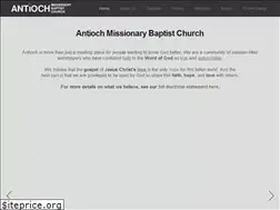 Sites similar to antiochmbc.org