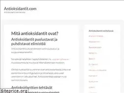 Sites similar to antioksidantit.com