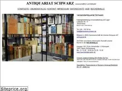 Sites similar to antiquariat-schwarz.de