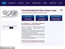 Sites similar to antiquariatlange.de