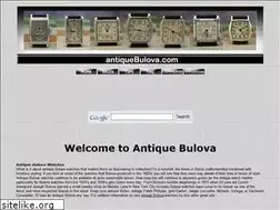 Sites similar to antiquebulova.net