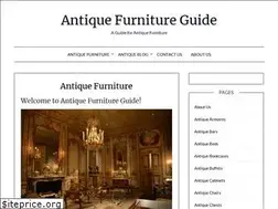 Sites similar to antiquefurnitureguide.com