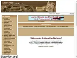 Sites similar to antiquegunlist.com