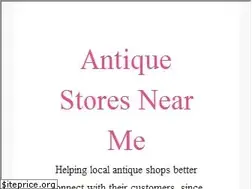 Sites similar to antiquestoresnearme.com